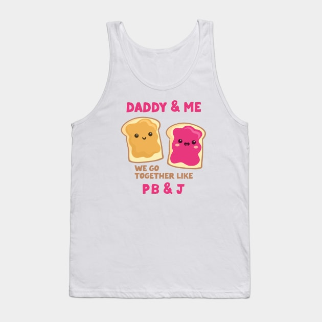 pbj daddy & me (raspberry) Tank Top by mystudiocreate